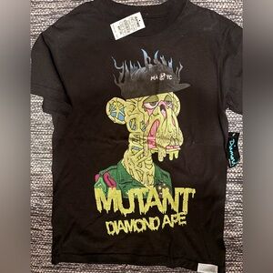 Diamond Supply Co. Black Tee with Mutant Ape Graphic